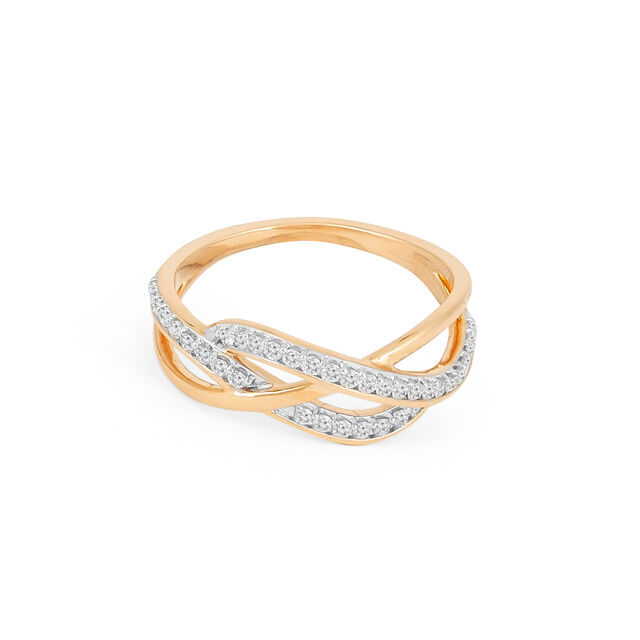 Tanishq 18KT Diamond Finger Ring for Women 