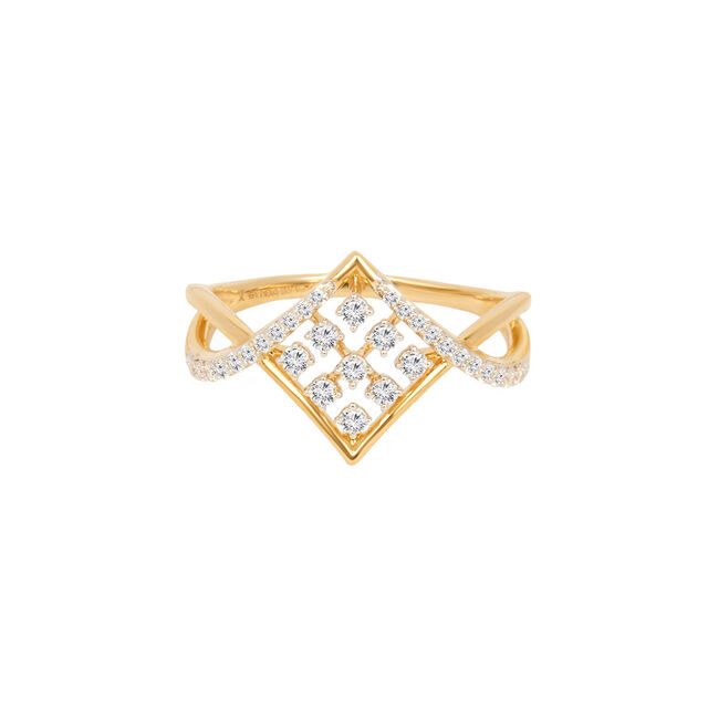 Tanishq 18KT Diamond Finger Ring for Women 
