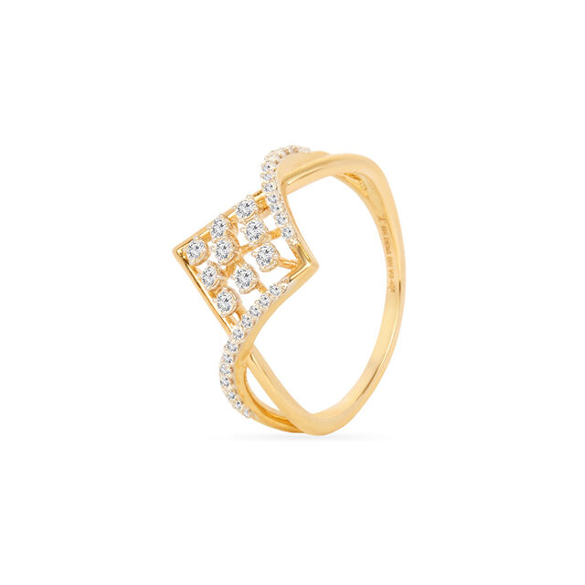 Tanishq 18KT Diamond Finger Ring for Women 2