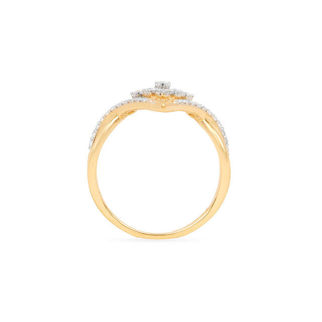 Tanishq 18KT Diamond Finger Ring for Women 3
