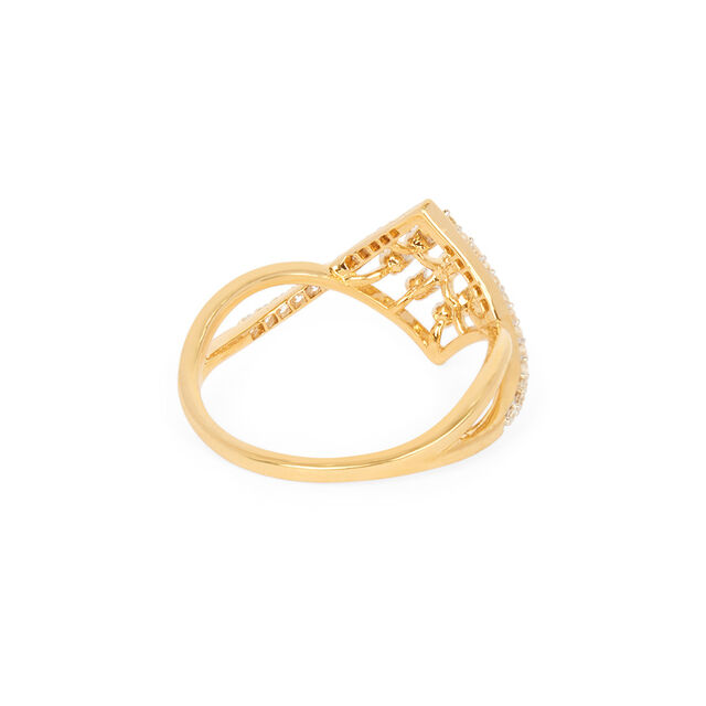 Tanishq 18KT Diamond Finger Ring for Women 4