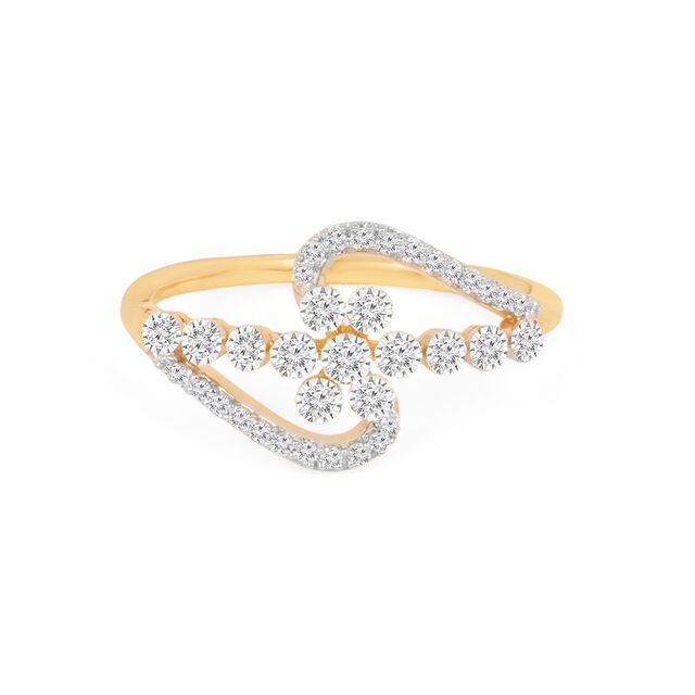 Tanishq 18KT Diamond Finger Ring for Women 