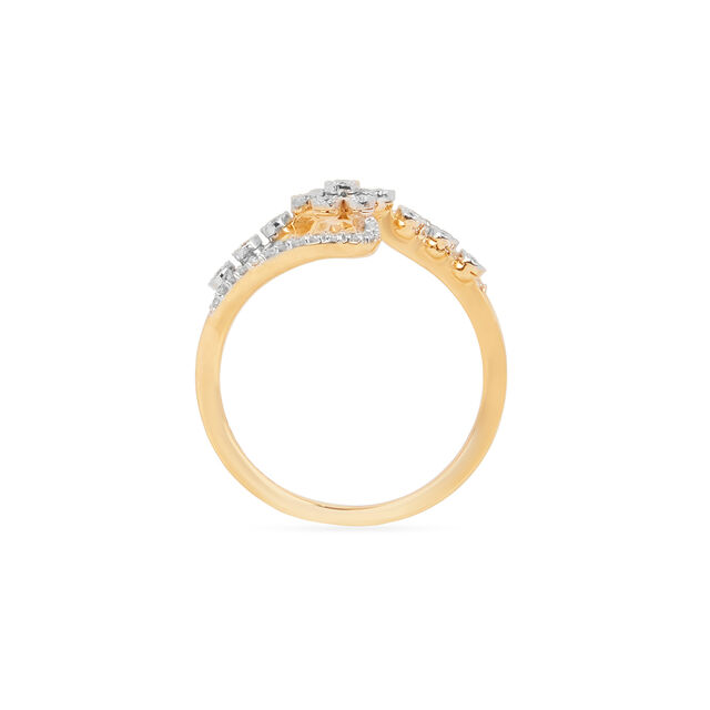 Tanishq 18KT Diamond Finger Ring for Women 3