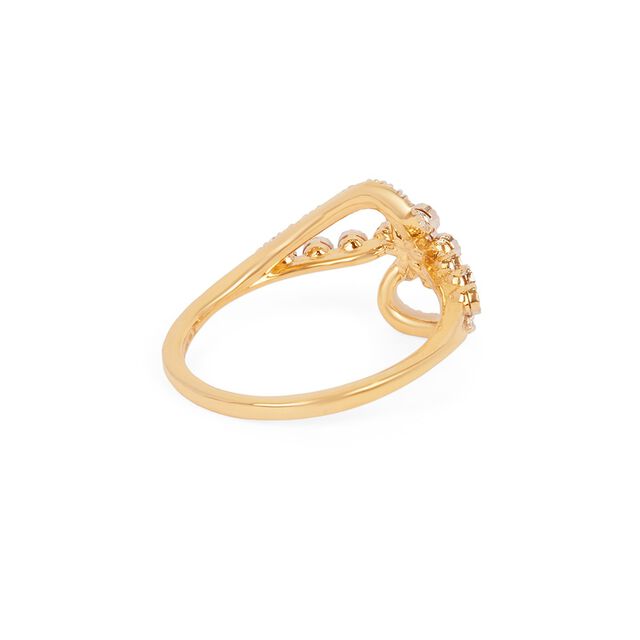 Tanishq 18KT Diamond Finger Ring for Women 4