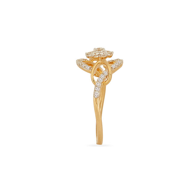 Tanishq 18KT Diamond Finger Ring for Women 2