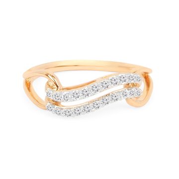 Tanishq 18KT Diamond Finger Ring for Women