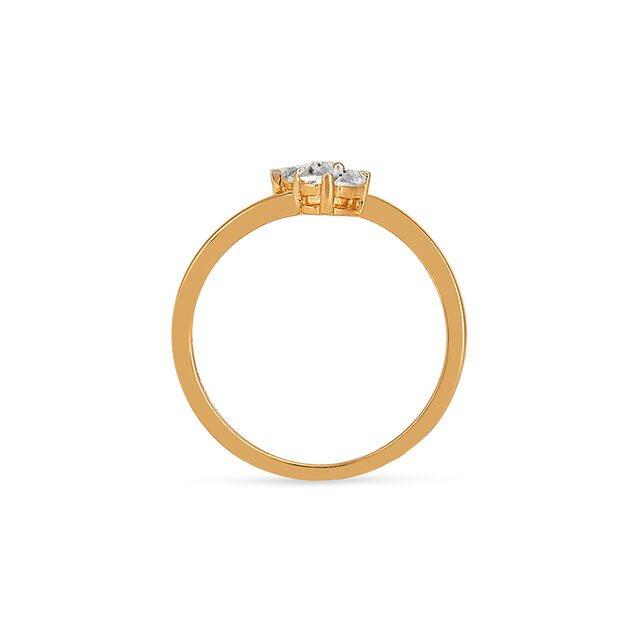 Tanishq 18KT Diamond Finger Ring for Women 3