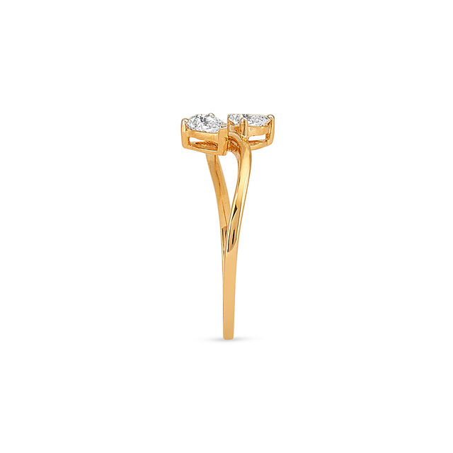 Tanishq 18KT Diamond Finger Ring for Women 4