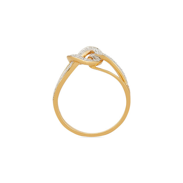 Tanishq 18KT Diamond Finger Ring for Women 4