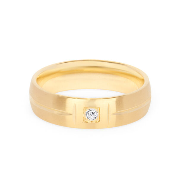 Tanishq 18KT Diamond Finger Ring for Men 