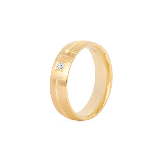 Tanishq 18KT Diamond Finger Ring for Men 2