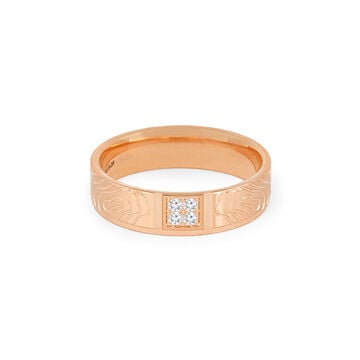 Tanishq 18KT Diamond Finger Ring for Men