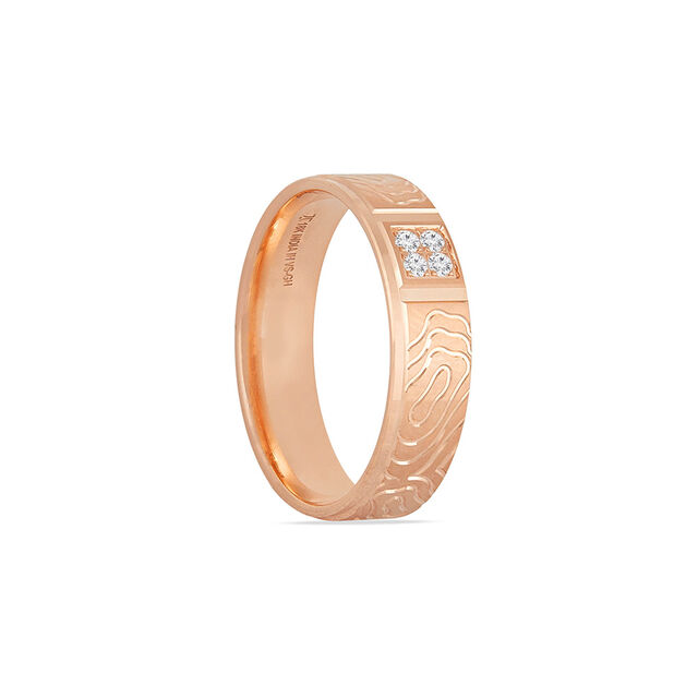 Tanishq 18KT Diamond Finger Ring for Men 2