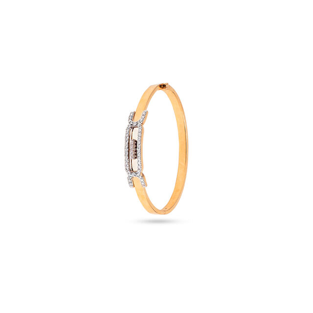Smooth Symmetry Cuff Bangle For Men,,hi-res 2