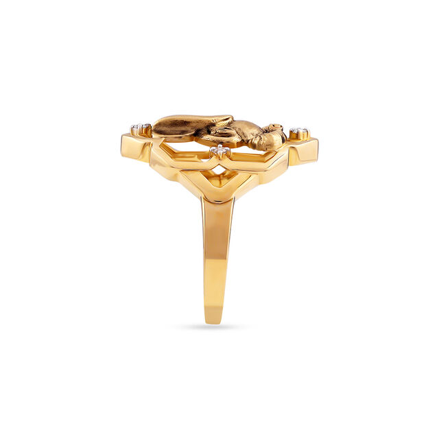 Tanishq 18 KT Diamond Finger Ring for Women