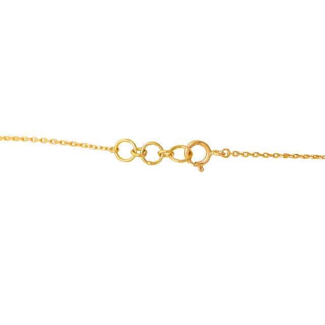 Geometric Grace Gold Pendant