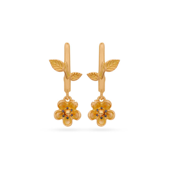 Tanishq 18 Karat Gold Earrings for Kids 