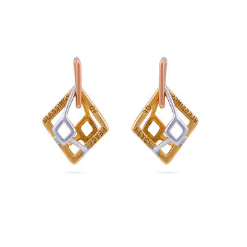 Geometric Gold Pendant