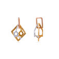 Geometric Gold Pendant 2