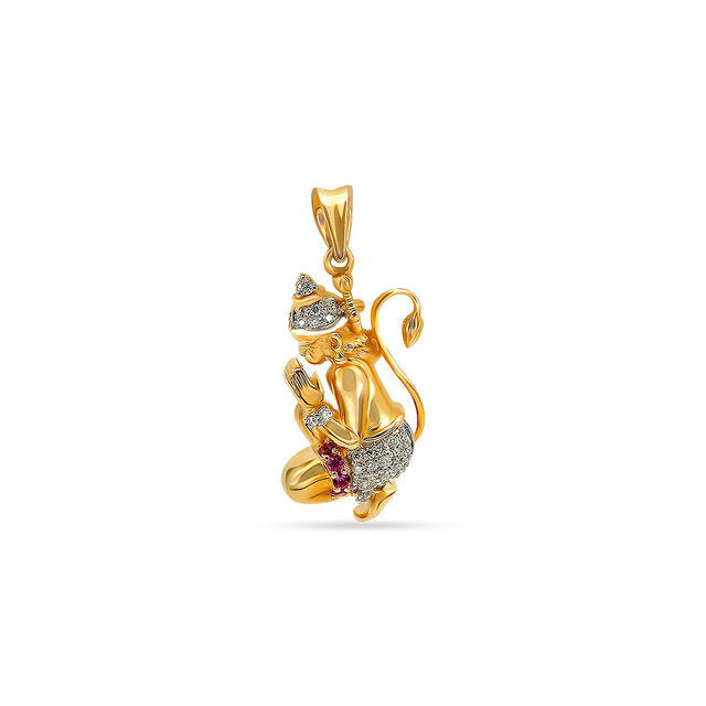 Tanishq 18 KT Diamond Pendant for Women 