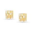 Modern Geometric Gold Earrings 