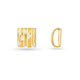 Modern Geometric Gold Earrings 2