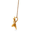 Enchanting Gold Deer Pendant with Chain,,hi-res 2