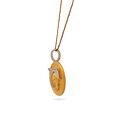 Bold Wolf Gold Pendant with Chain 2