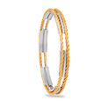 Twisted Diamond Rope Bangle 