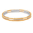 Twisted Diamond Rope Bangle 2