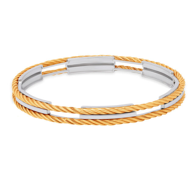 Twisted Diamond Rope Bangle 2
