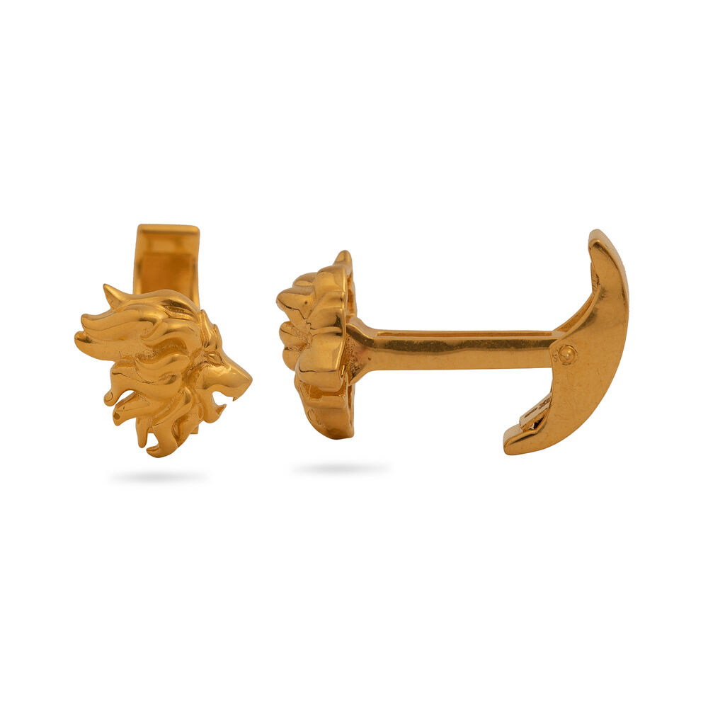 Buy Regal Lion Gold Cufflinks for Men at Best Price Tanishq US