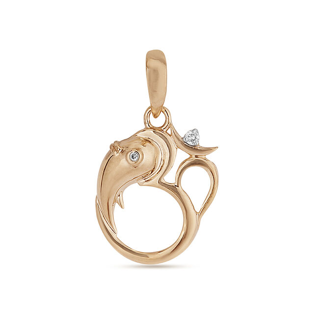 Tanishq 18KT Diamond Pendant for Women 