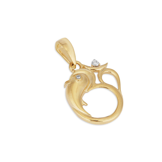 Tanishq 18KT Diamond Pendant for Women 4