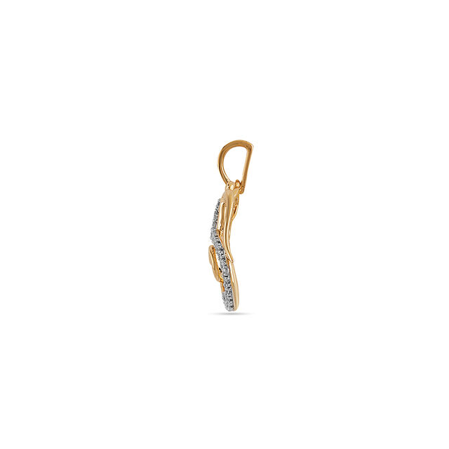 Tanishq 18KT Diamond Pendant for Women 3