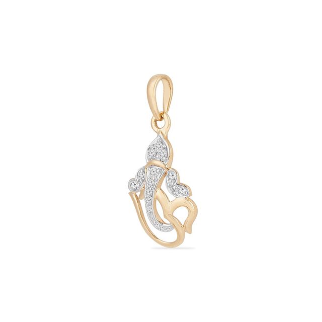 Tanishq 18KT Diamond Pendant for Women 2