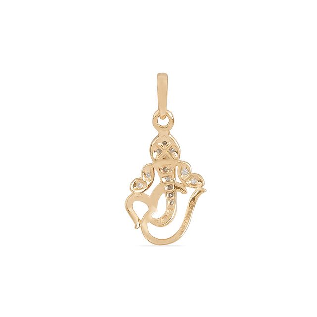 Tanishq 18KT Diamond Pendant for Women 3