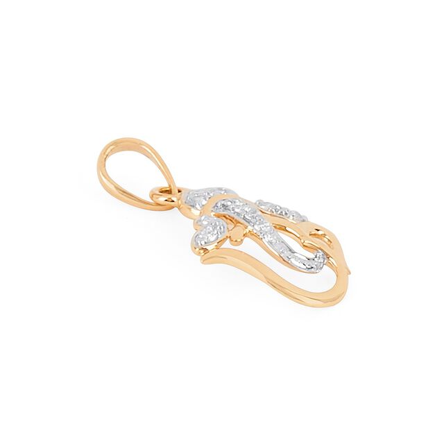 Tanishq 18KT Diamond Pendant for Women 4