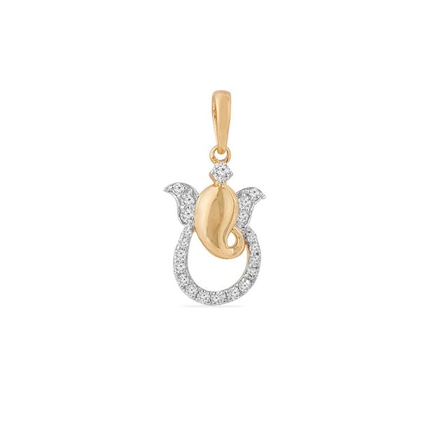Tanishq 18KT Diamond  Pendant 