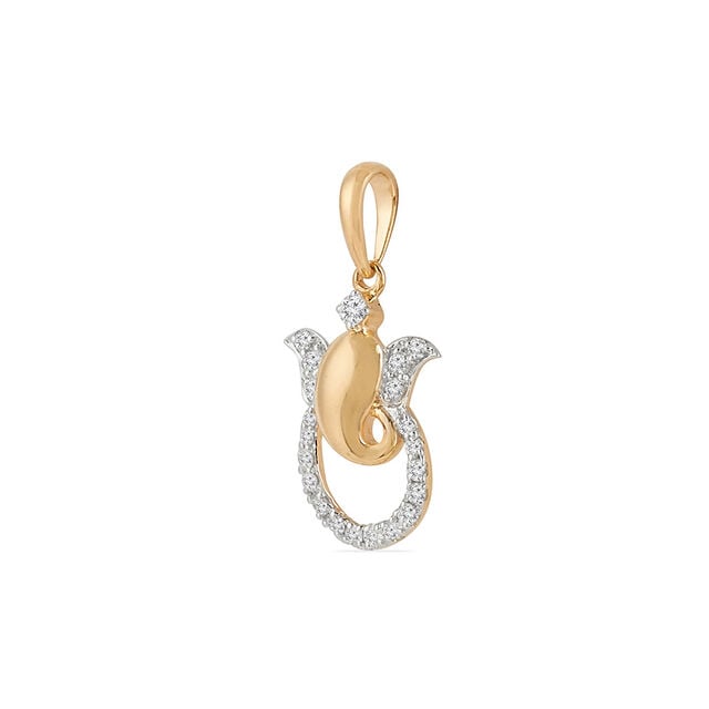 Tanishq 18KT Diamond  Pendant 2