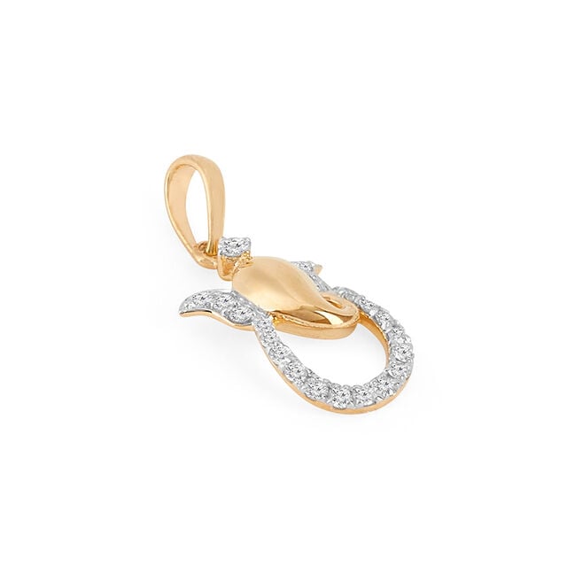 Tanishq 18KT Diamond  Pendant 4