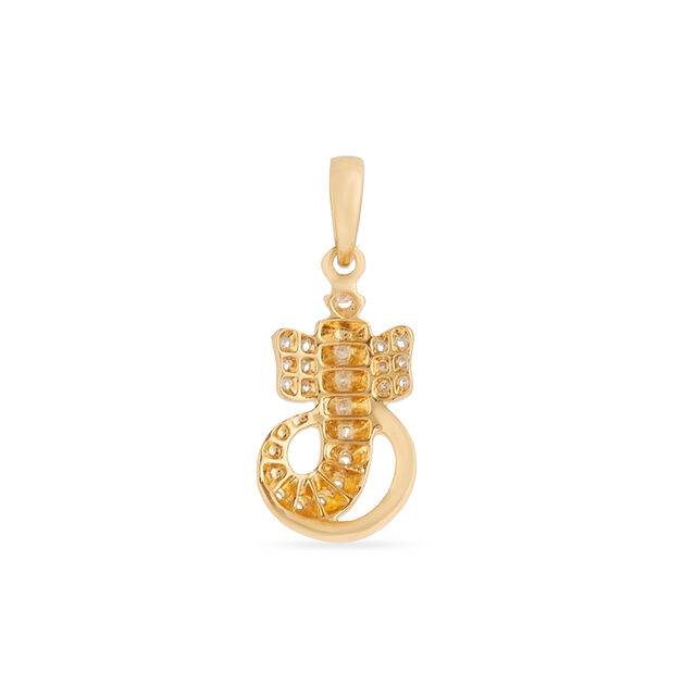 Eternal Grace Ganesha Diamond Pendant 3