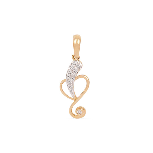 Tanishq 18KT Diamond Pendant for Women 