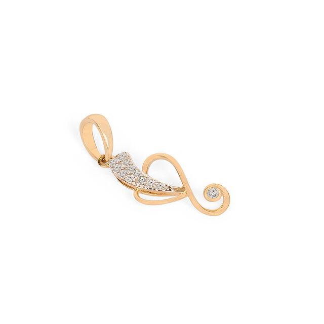 Tanishq 18KT Diamond Pendant for Women 4
