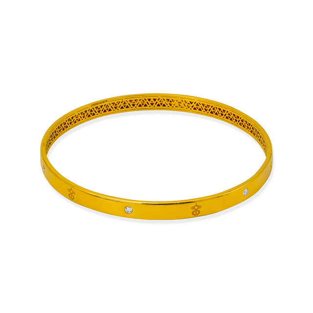 Trishool Diamond Bangle 4