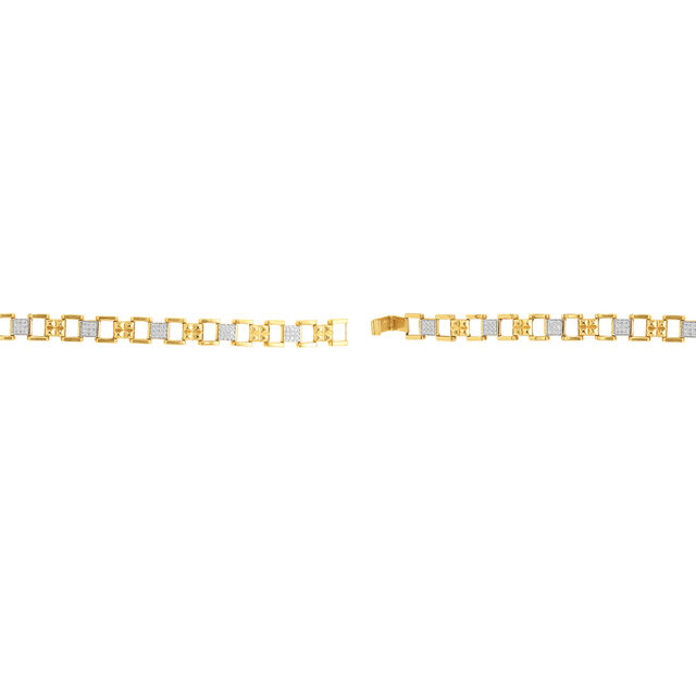 Geometric Elegance Diamond Bracelet