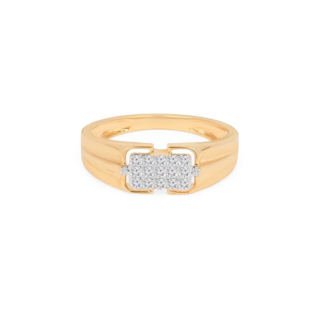 Tanishq 18KT Diamond Finger Ring for Men 