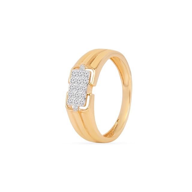 Tanishq 18KT Diamond Finger Ring for Men 2