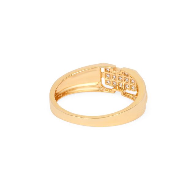 Tanishq 18KT Diamond Finger Ring for Men 4