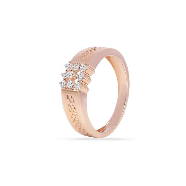 Tanishq 18KT Diamond Finger Ring for Men 3